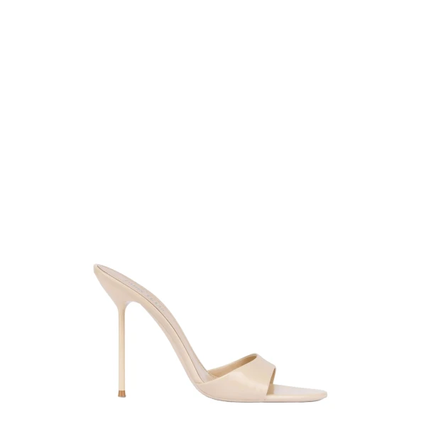 Lidia 105 Mules in Almond Patent Leather