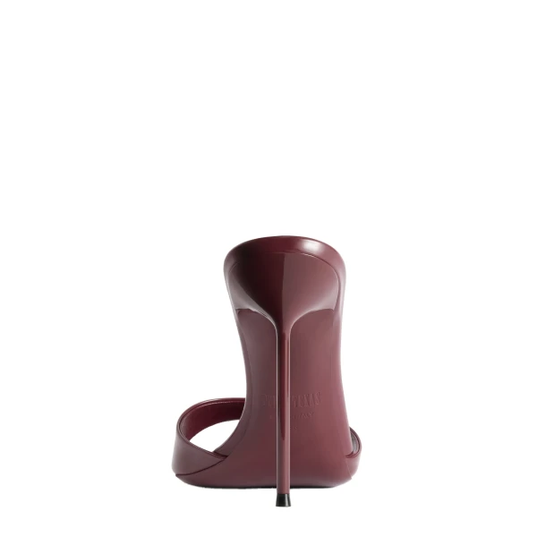 Lidia 105 Mules in Amarena Patent Leather - Image 4
