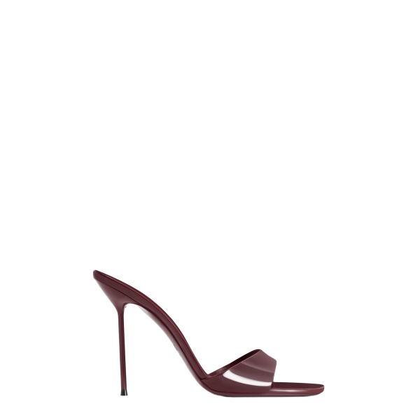 Paris Texas Lidia 105 Mules in Amarena Patent Leather