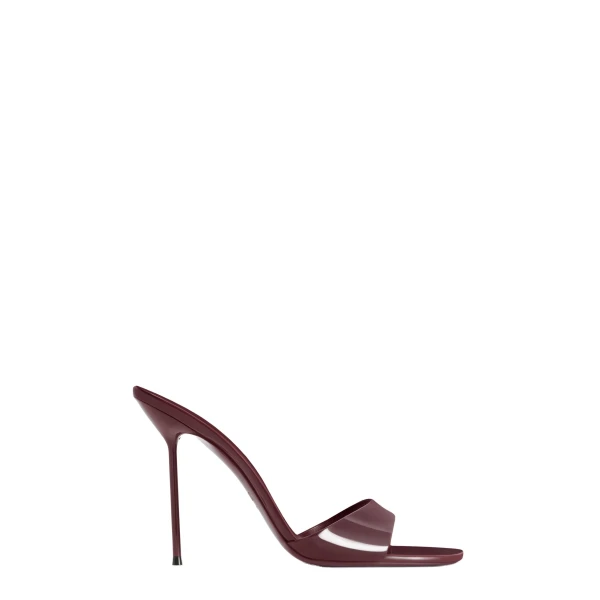 Paris Texas Lidia 105 Mules in Amarena Patent Leather