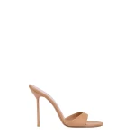 Paris Texas Lidia 105 Mules in Beige Patent Leather