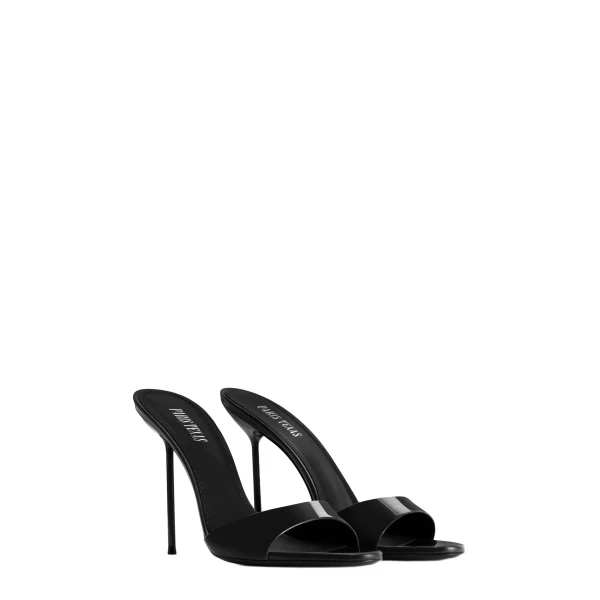 Lidia 105 Mules in Black Patent Leather - Image 2