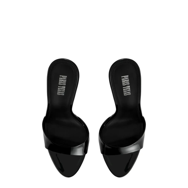 Lidia 105 Mules in Black Patent Leather - Image 5