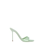 Paris Texas Lidia 105 Mules in Celadon Patent Leather