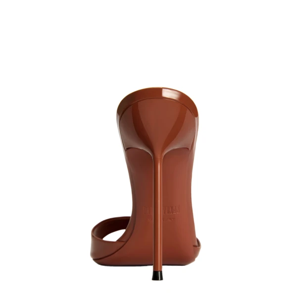 Lidia 105 Mules in Desert Rose Patent Leather - Image 4