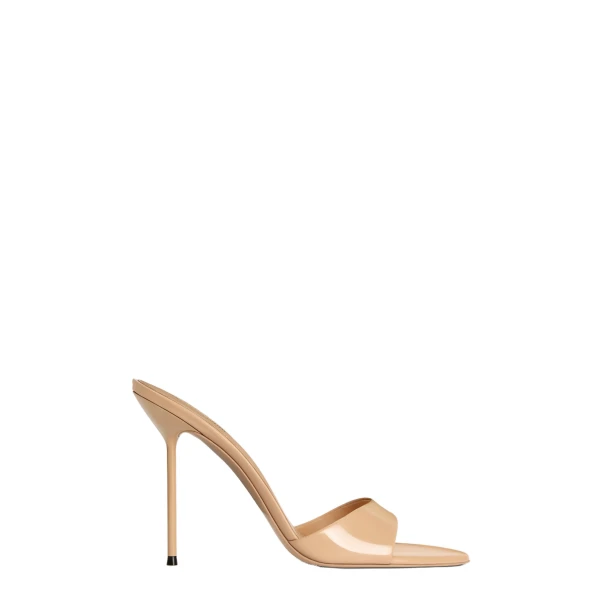Paris Texas Lidia 105 Mules in Honey Patent Leather