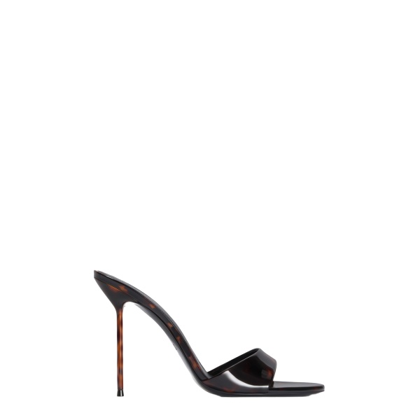 Paris Texas Lidia 105 Mules in Tortoise Printed Patent Leather