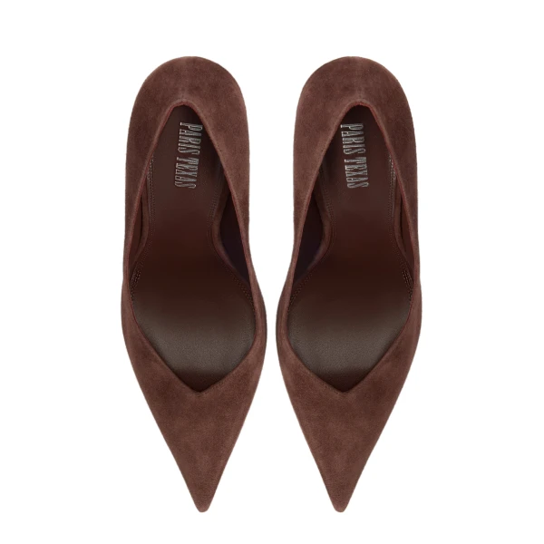 Lidia 105 Pumps in Borgogna Suede - Image 5