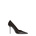 Paris Texas Lidia 105 Pumps in Fondente Python-Print Leather