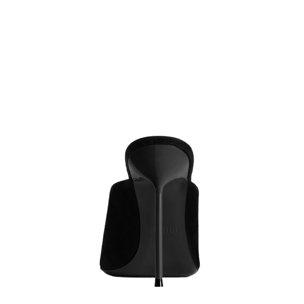 Lidia 105 Sabots in Black Suede - Image 4