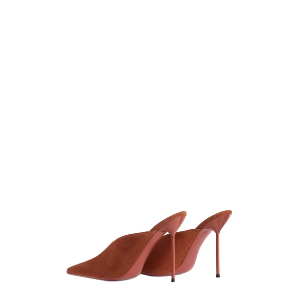 Lidia 105 Sabots in Desert Rose Suede - Image 3