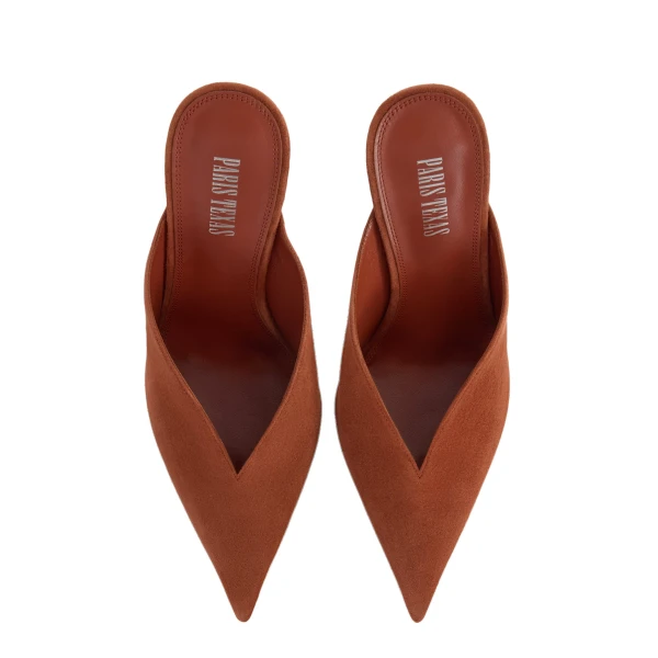 Lidia 105 Sabots in Desert Rose Suede - Image 5