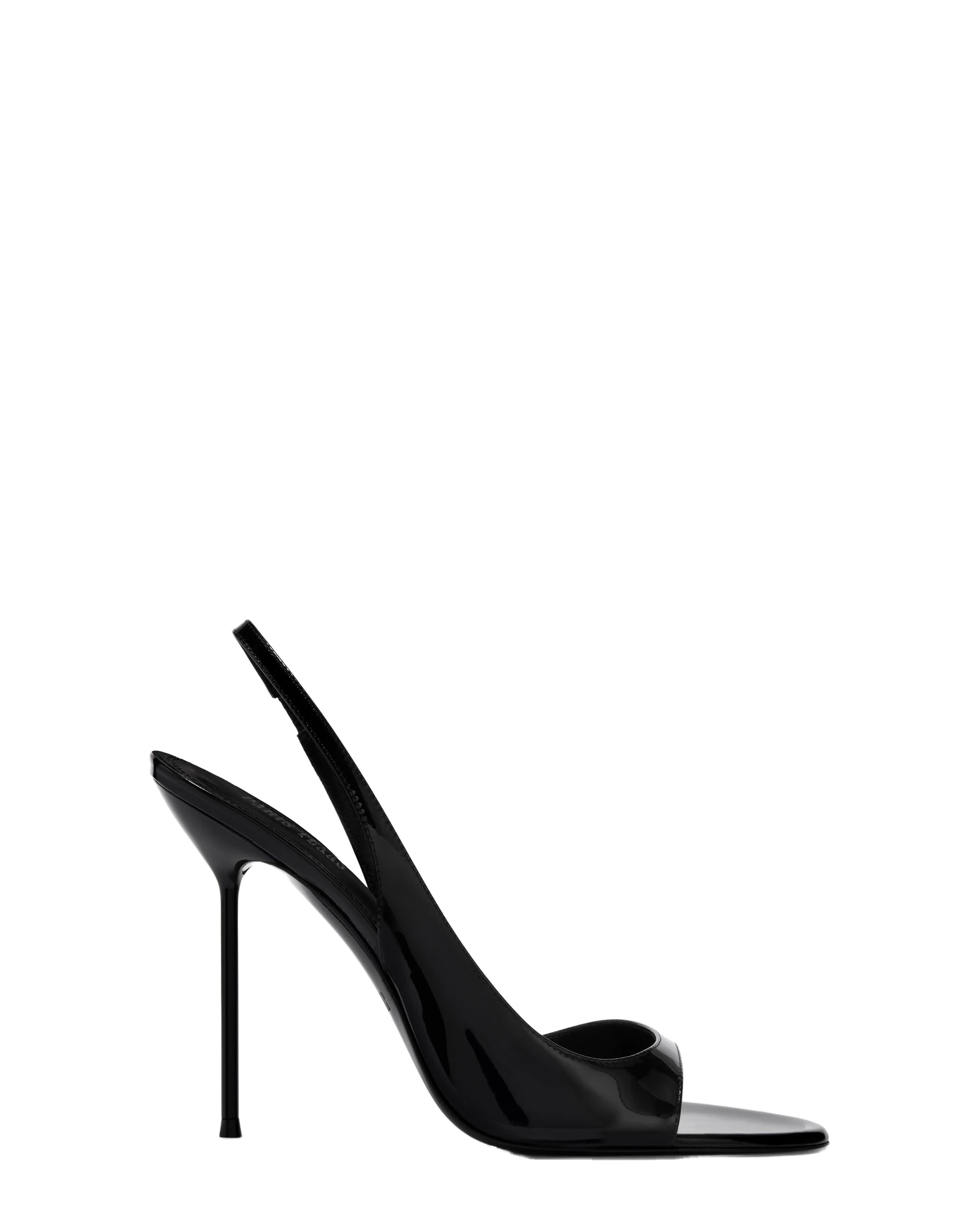 Paris Texas Lidia 105 Slingback Sandals in Black PX1950XVN01 Paris Texas Lidia 105 Slingback Sandals in Black Patent Leather