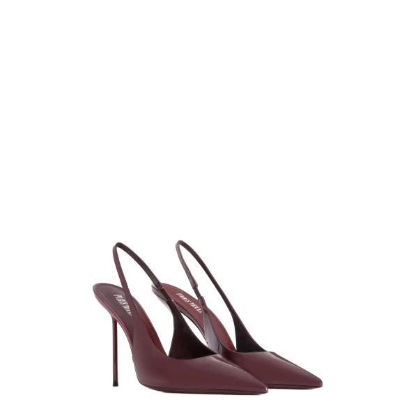 Lidia 105 Slingbacks in Amarena Patent Leather - Image 2