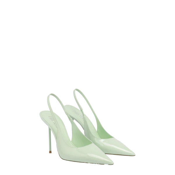 Lidia 105 Slingbacks in Celadon Patent Leather - Image 2
