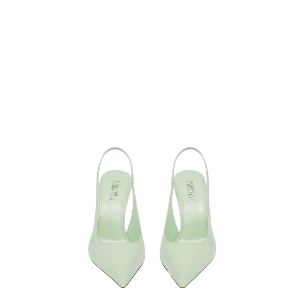 Lidia 105 Slingbacks in Celadon Patent Leather - Image 3