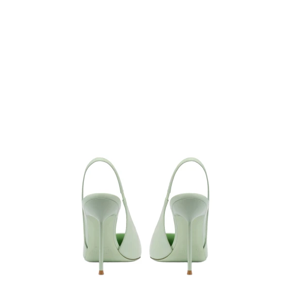 Lidia 105 Slingbacks in Celadon Patent Leather - Image 4
