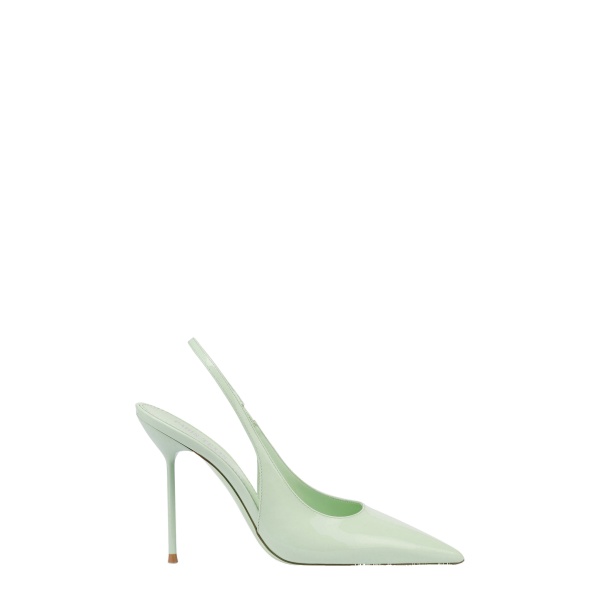 Paris Texas Lidia 105 Slingbacks in Celadon Patent Leather