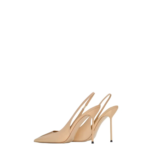 Lidia 105 Slingbacks in Honey Patent Leather - Image 3