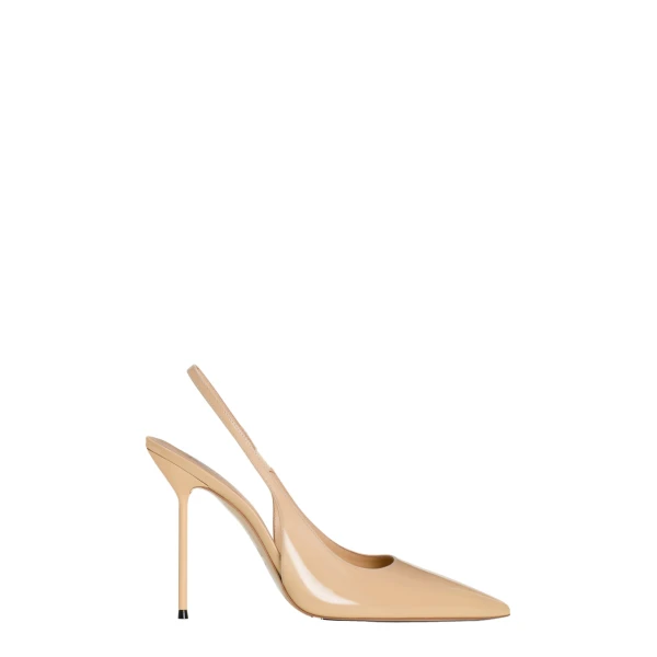 Paris Texas Lidia 105 Slingbacks in Honey Patent Leather