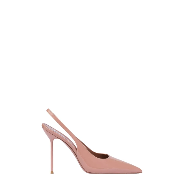 Paris Texas Lidia 105 Slingbacks in Texas Rose Patent Leather