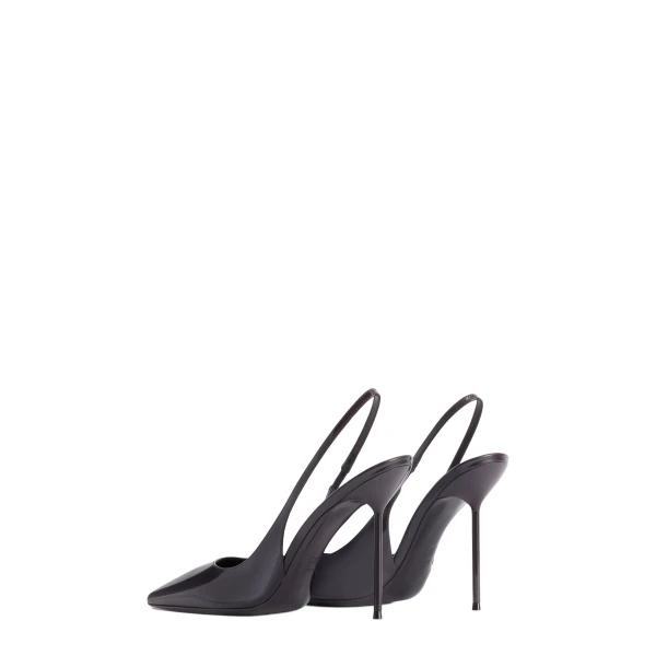 Lidia 105 Slingbacks in Violet Black Patent Leather - Image 3