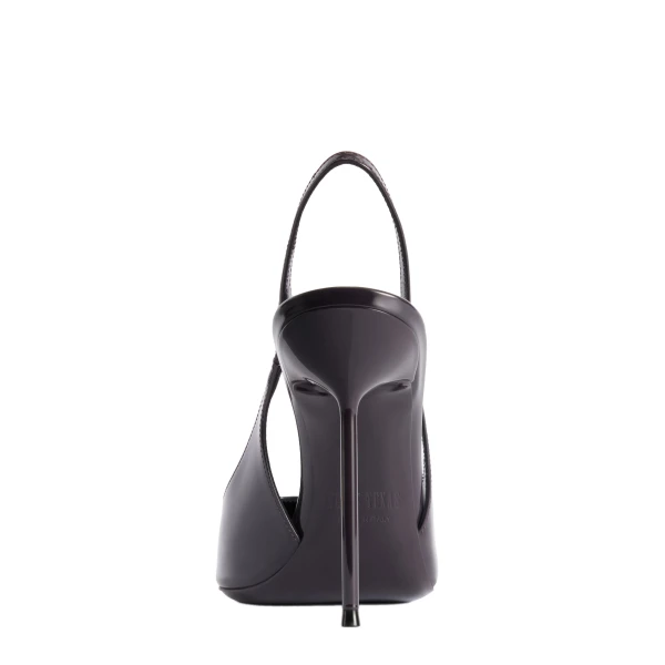 Lidia 105 Slingbacks in Violet Black Patent Leather - Image 4