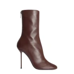 Paris Texas Lidia 105 Soft Ankle Boots in Borgogna Nappa Leather