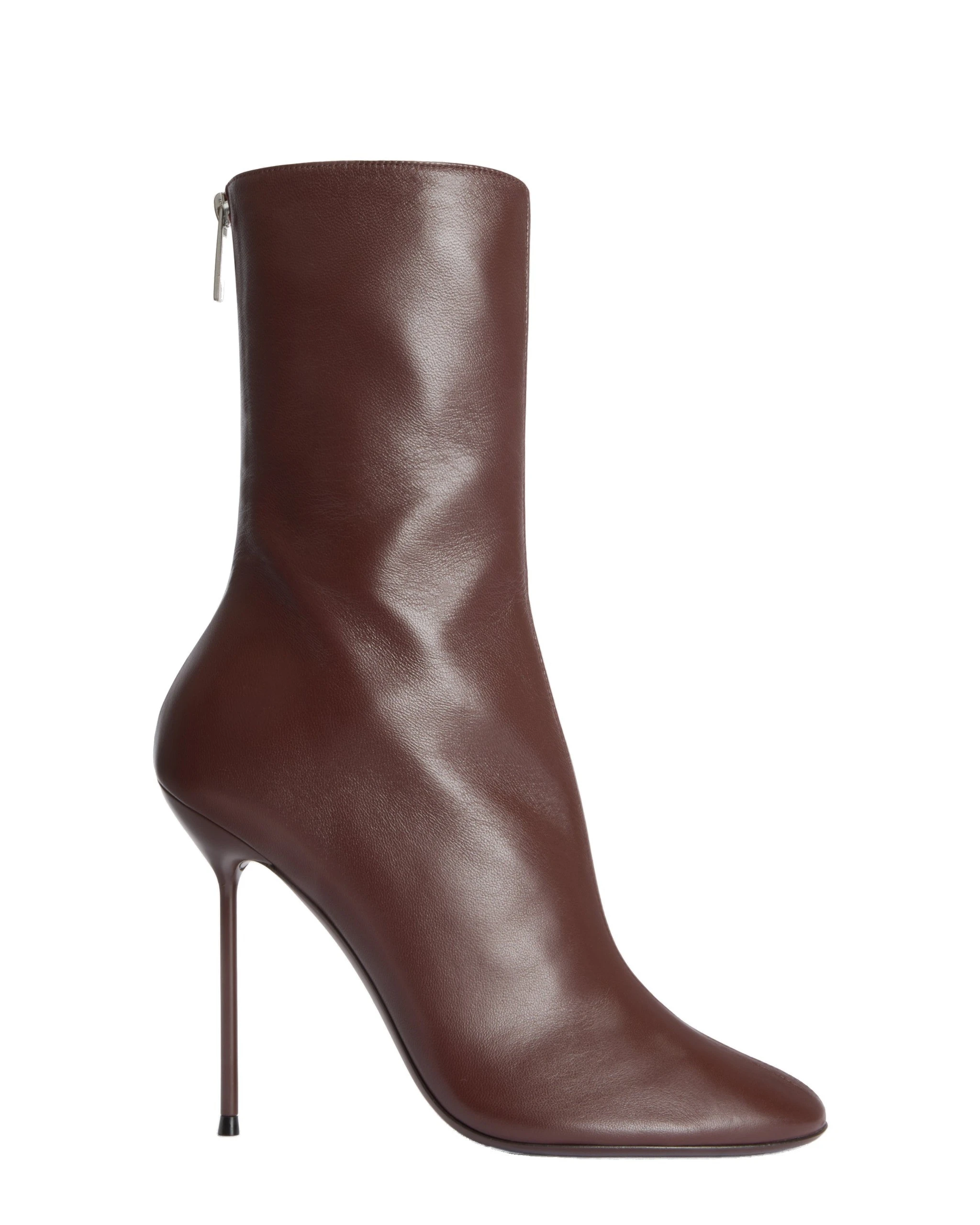Paris Texas Lidia 105 Ankle Boots in Borgogna | Luxury Shoes Paris Texas Lidia 105 Soft Ankle Boots in Borgogna Nappa Leather