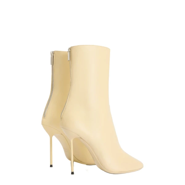 Lidia 105 Soft Ankle Boots in Butter Nappa Leather - Image 3