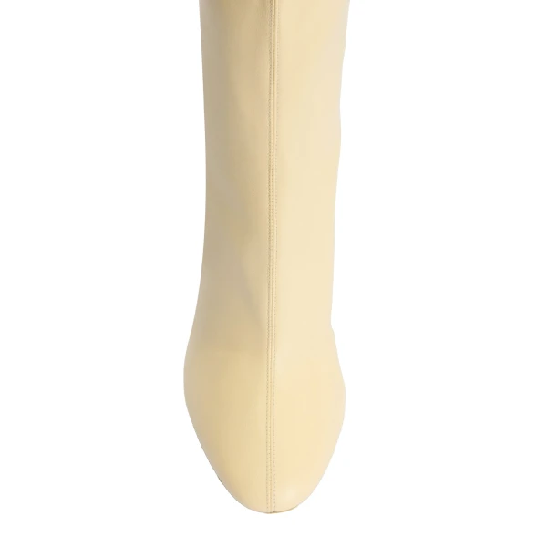 Lidia 105 Soft Ankle Boots in Butter Nappa Leather - Image 5