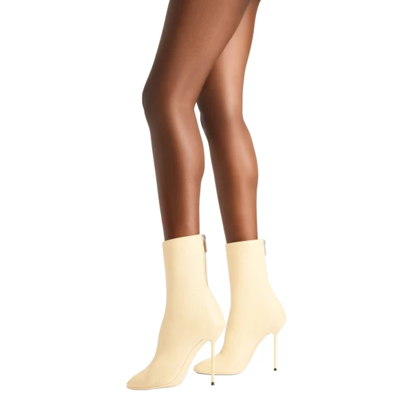 Lidia 105 Soft Ankle Boots in Butter Nappa Leather - Image 6
