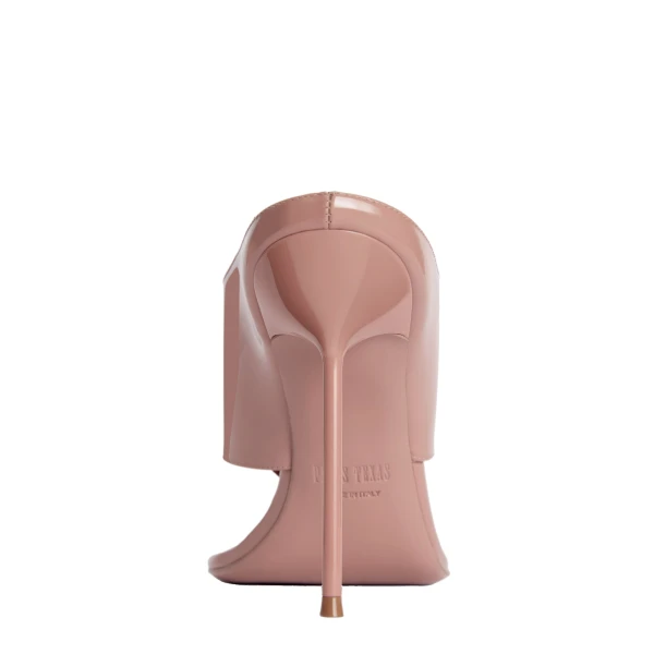 Lidia 105 Thong Mules in Texas Rose Patent Leather - Image 4