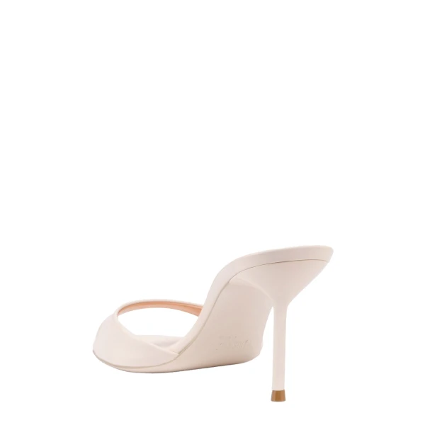 Lidia 70 Mules in Avorio Patent Leather - Image 5
