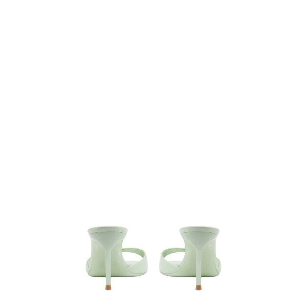 Lidia 70 Mules in Celadon Patent Leather - Image 4