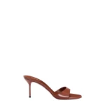 Paris Texas Lidia 70 Mules in Desert Rose Patent Leather