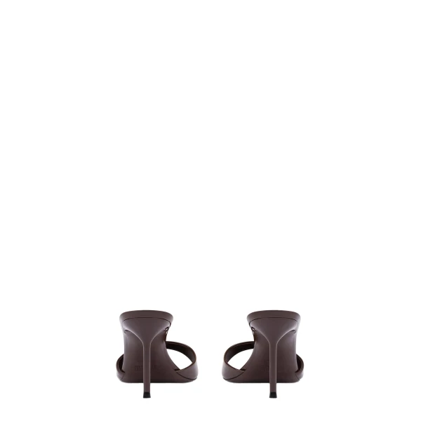 Lidia 70 Mules in Ebano Patent Leather - Image 4