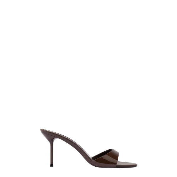 Paris Texas Lidia 70 Mules in Ebano Patent Leather