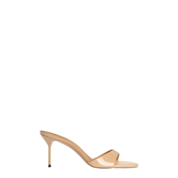 Paris Texas Lidia 70 Mules in Honey Patent Leather