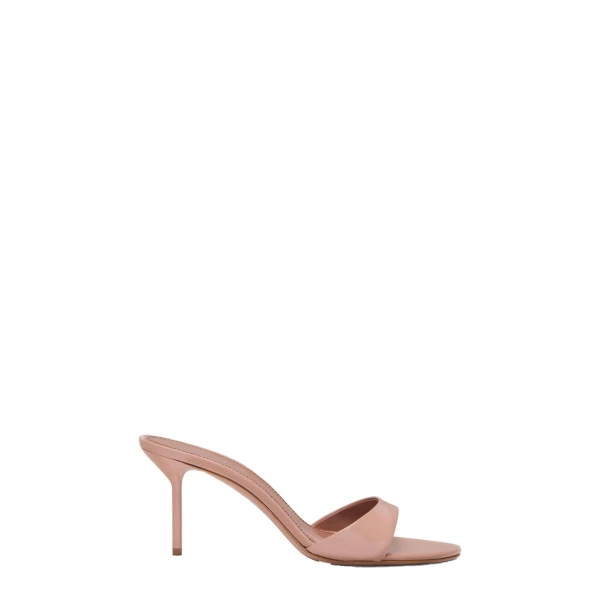 Paris Texas Lidia 70 Mules in Texas Rose Patent Leather