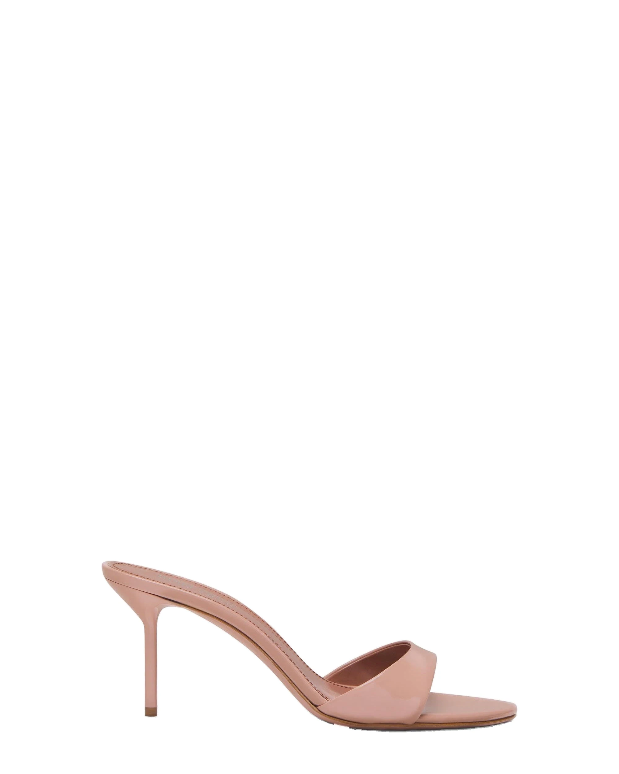 Paris Texas Lidia 70 Mules in Texas Rose | Luxury Shoes Paris Texas Lidia 70 Mules in Texas Rose Patent Leather