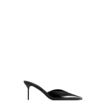 Paris Texas Lidia 70 Sabots in Black Patent Leather