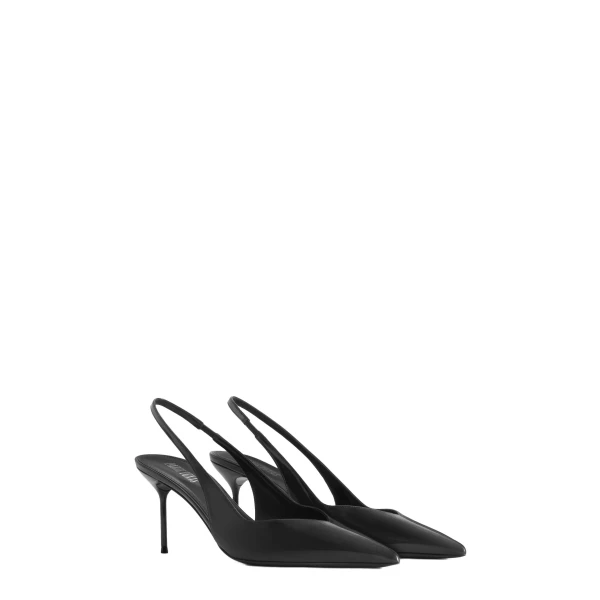 Lidia 70 Slingbacks in Black Patent Leather PX2009XVN01 - Image 2