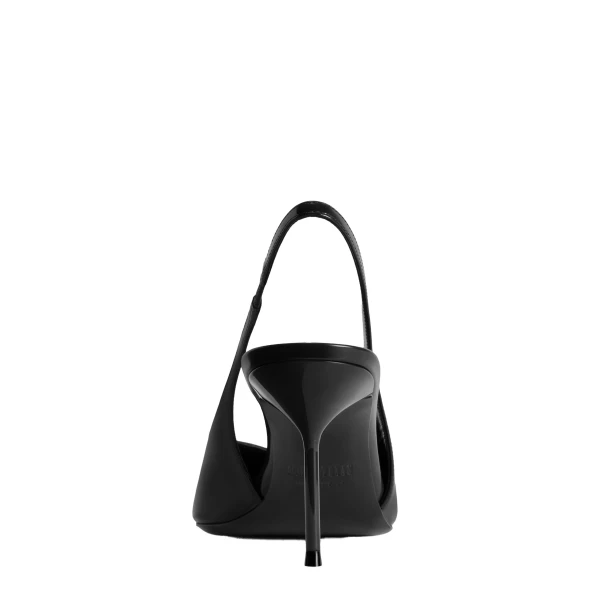 Lidia 70 Slingbacks in Black Patent Leather PX2009XVN01 - Image 4