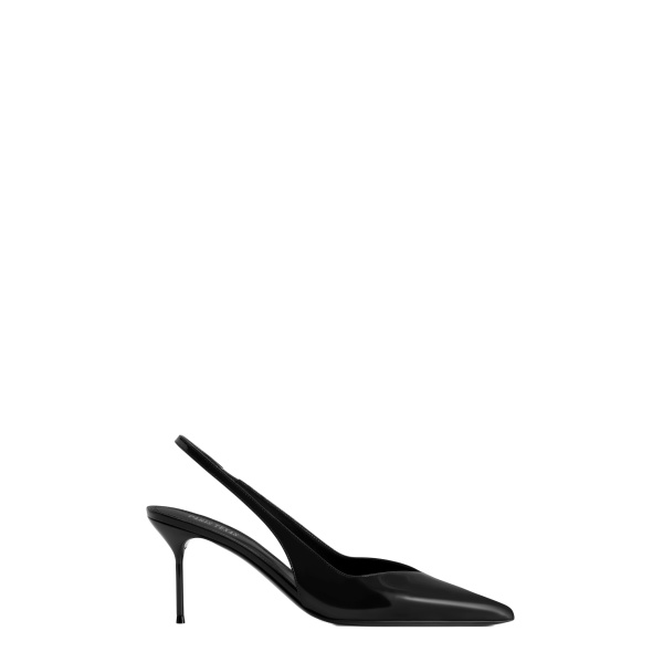 Paris Texas Lidia 70 Slingbacks in Black Patent Leather PX2009XVN01