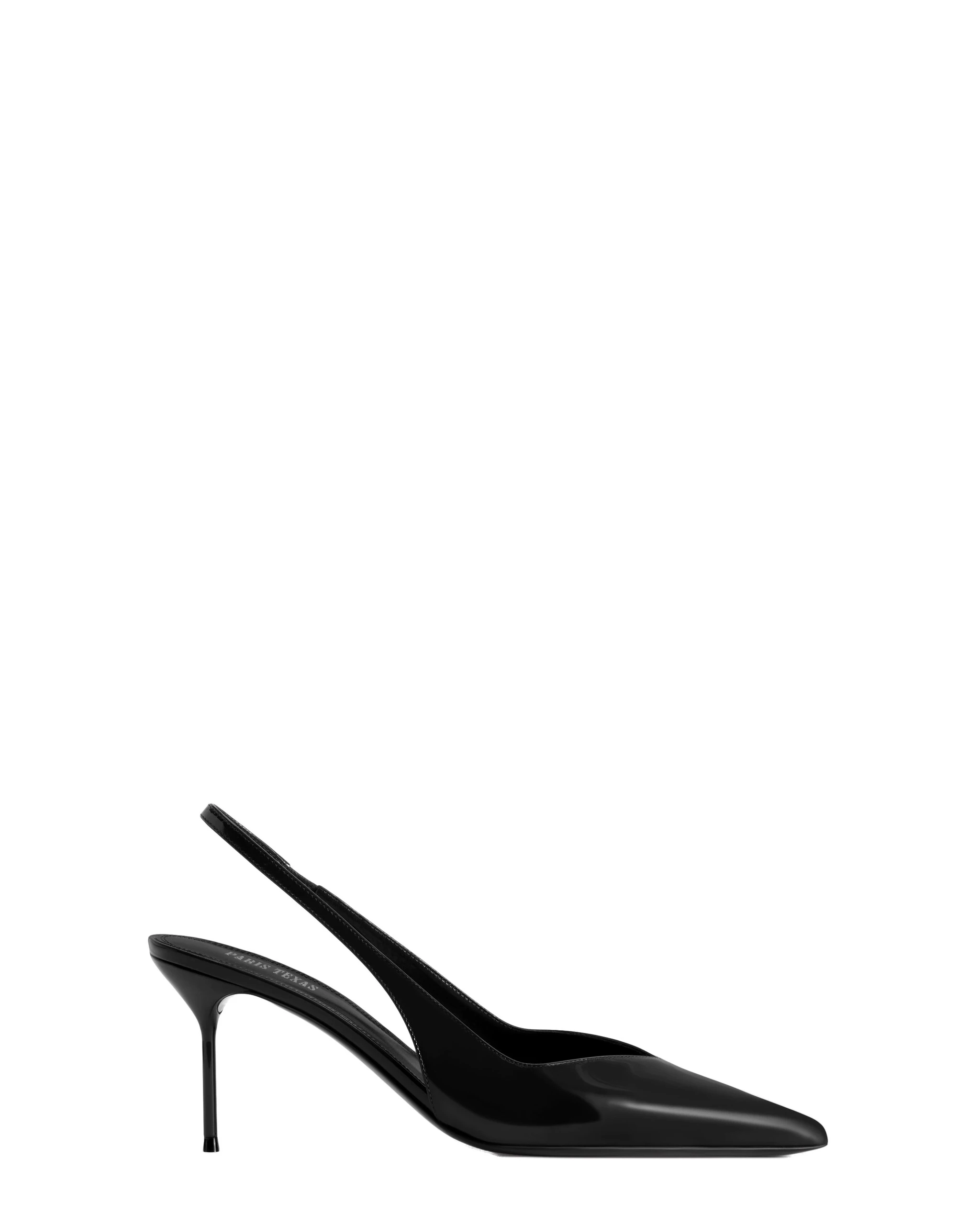 Paris Texas Lidia 70 Slingbacks in Black PX2009XVN01 Paris Texas Lidia 70 Slingbacks in Black Patent Leather PX2009XVN01