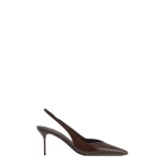Paris Texas Lidia 70 Slingbacks in Ebano Patent Leather