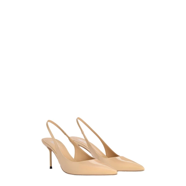 Lidia 70 Slingbacks in Honey Patent Leather - Image 2