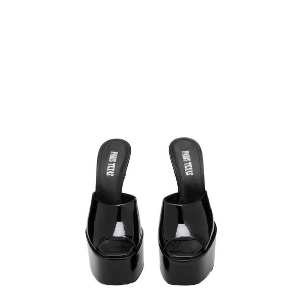 Marina 130 Mules in Black Patent Leather - Image 3