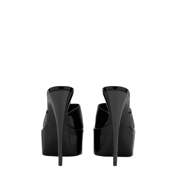 Marina 130 Mules in Black Patent Leather - Image 4